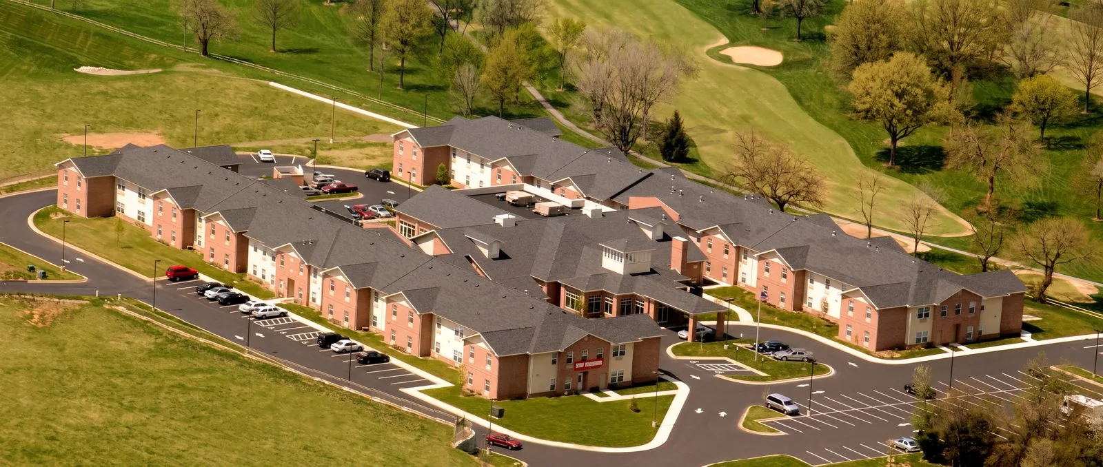 Aerial view of The Waterford in Springfield, Missouri